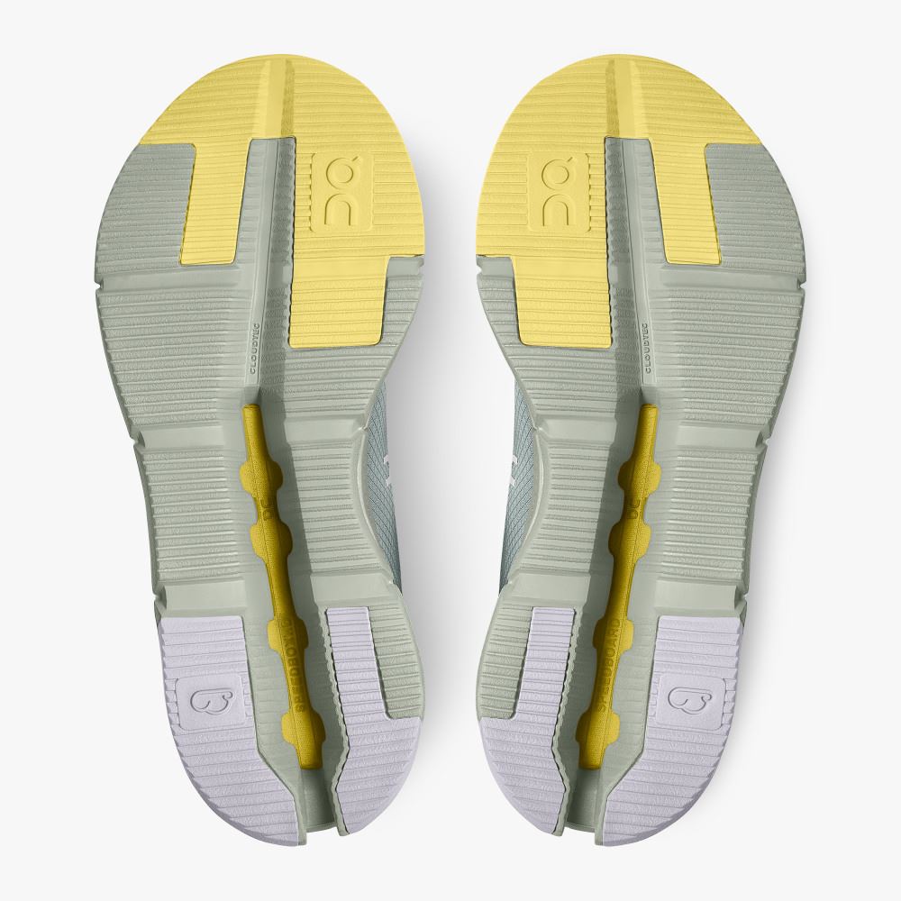 On Runningnova Wrap: women's exclusive performance sneaker - Evergreen | Citron ON95XF369 - Image 3