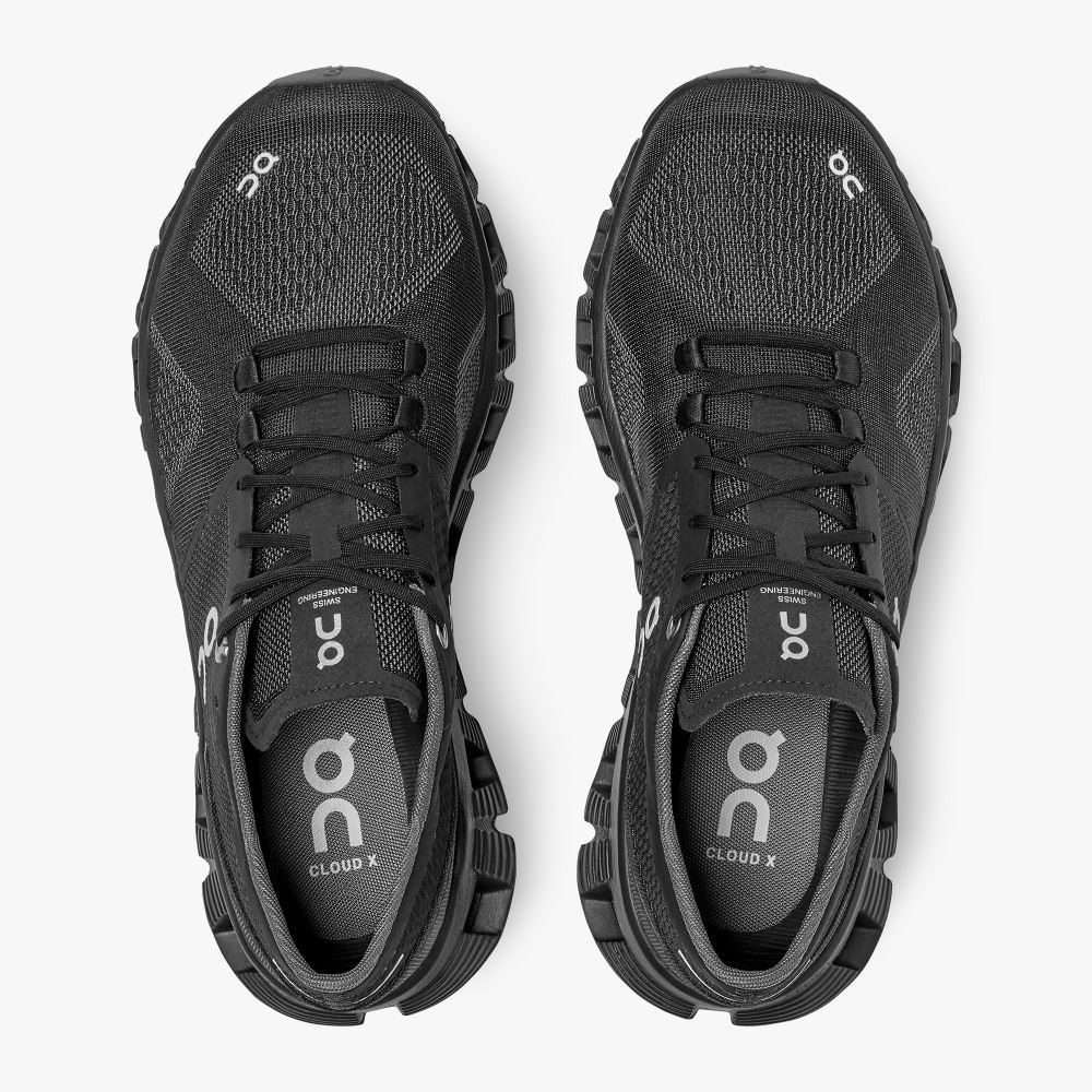 On New Cloud X - Workout and Cross Training Shoe - Black | Asphalt ON95XF358 - Image 2