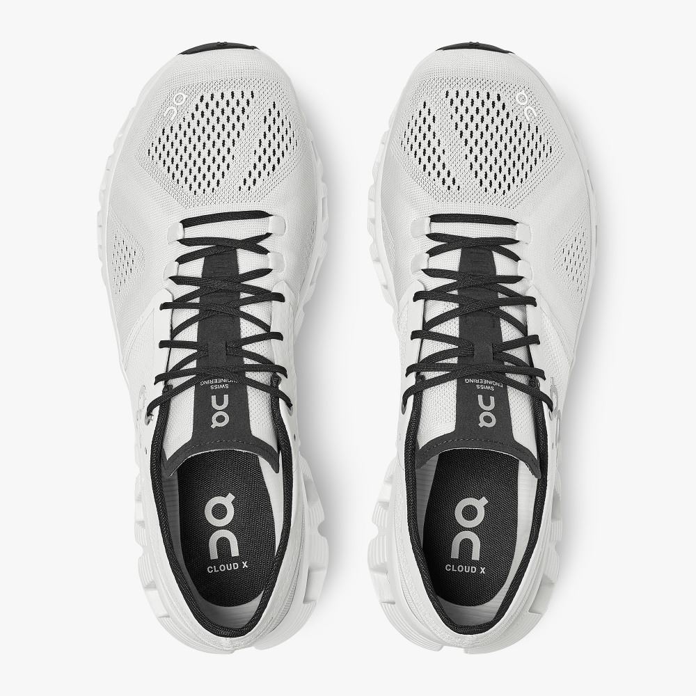 On New Cloud X - Workout and Cross Training Shoe - White | Black ON95XF245 - Image 2