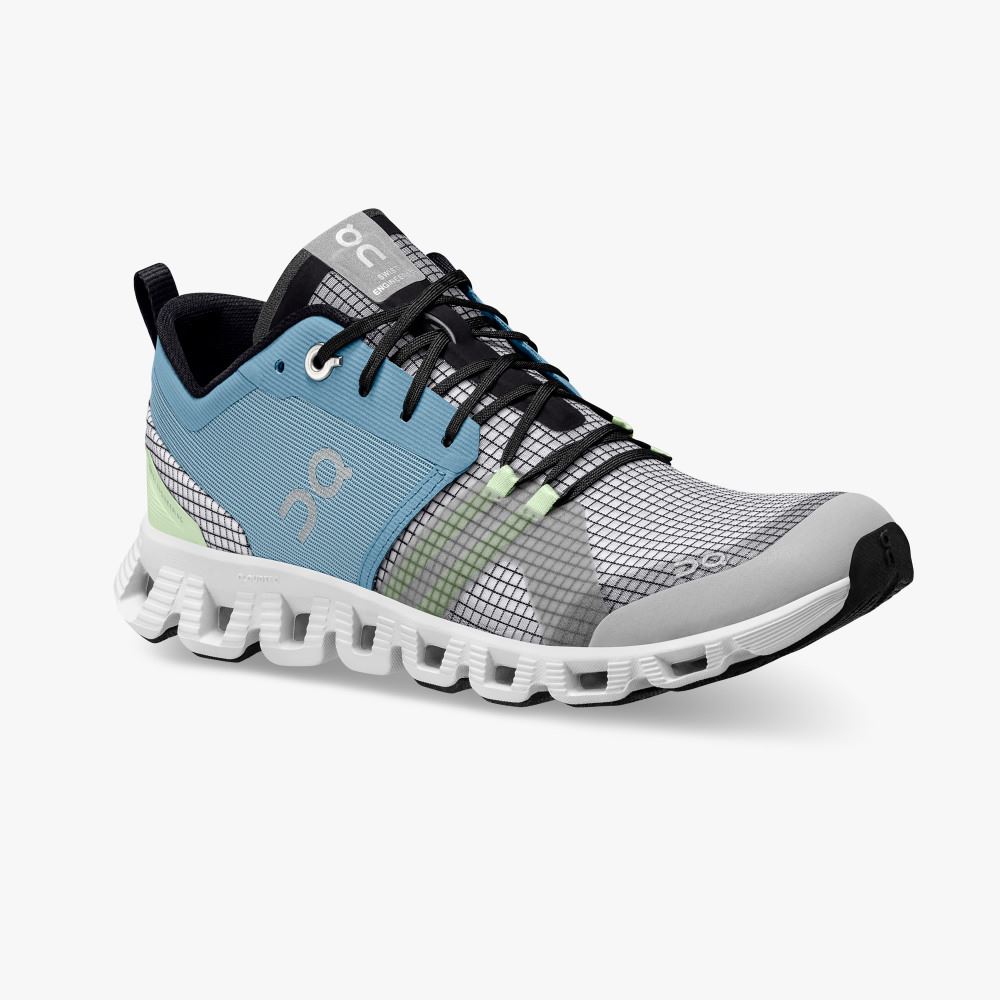 On Running X Shift: Colorful Lightweight Workout Shoe - Niagara | White ON95XF352 - Image 6