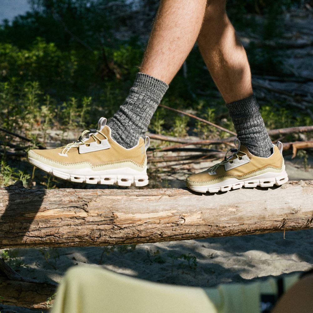 On Runningaway: All Day & Travel Shoe. Light and Versatile - Bronze | White ON95XF247 - Image 3