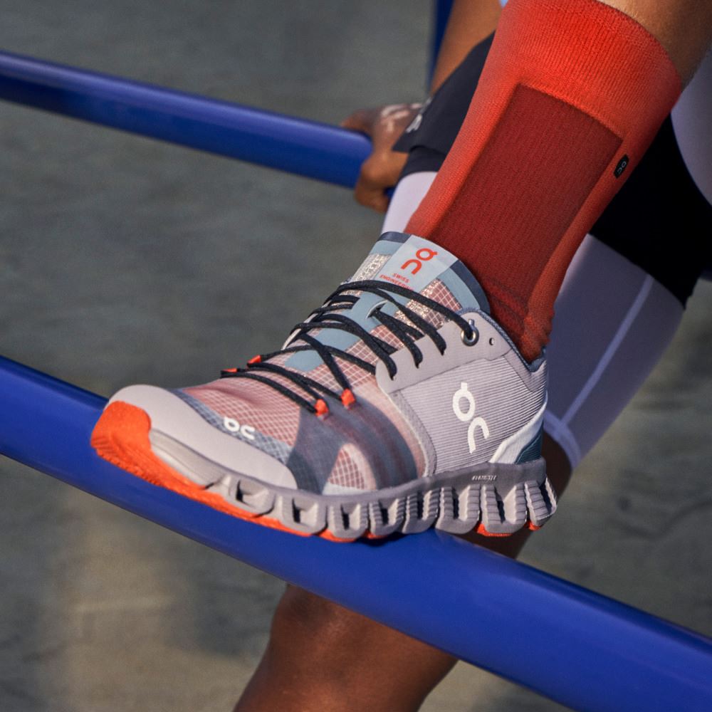 On Running X Shift: Colorful Lightweight Workout Shoe - Alloy | Red ON95XF231 - Image 3