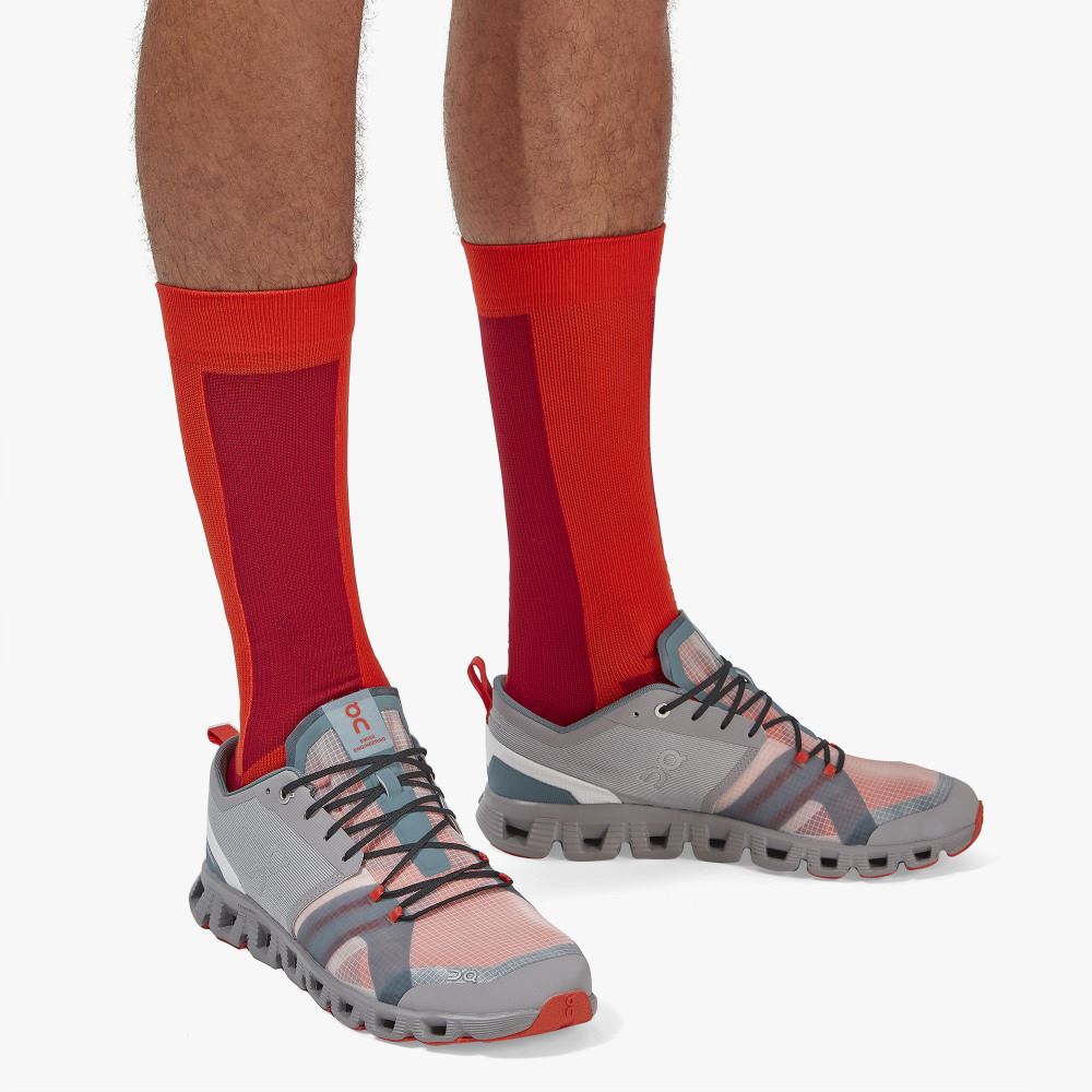 On Running X Shift: Colorful Lightweight Workout Shoe - Alloy | Red ON95XF231 - Image 5
