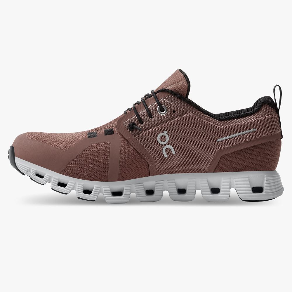 On Running 5 Waterproof - Lightweight Waterproof Running Shoe - Cocoa | Frost ON95XF297 - Image 4
