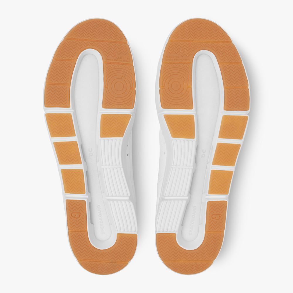 On THE ROGER: tennis-inspired sneaker by On & Roger Federer - White | Gum ON95XF280 - Image 4