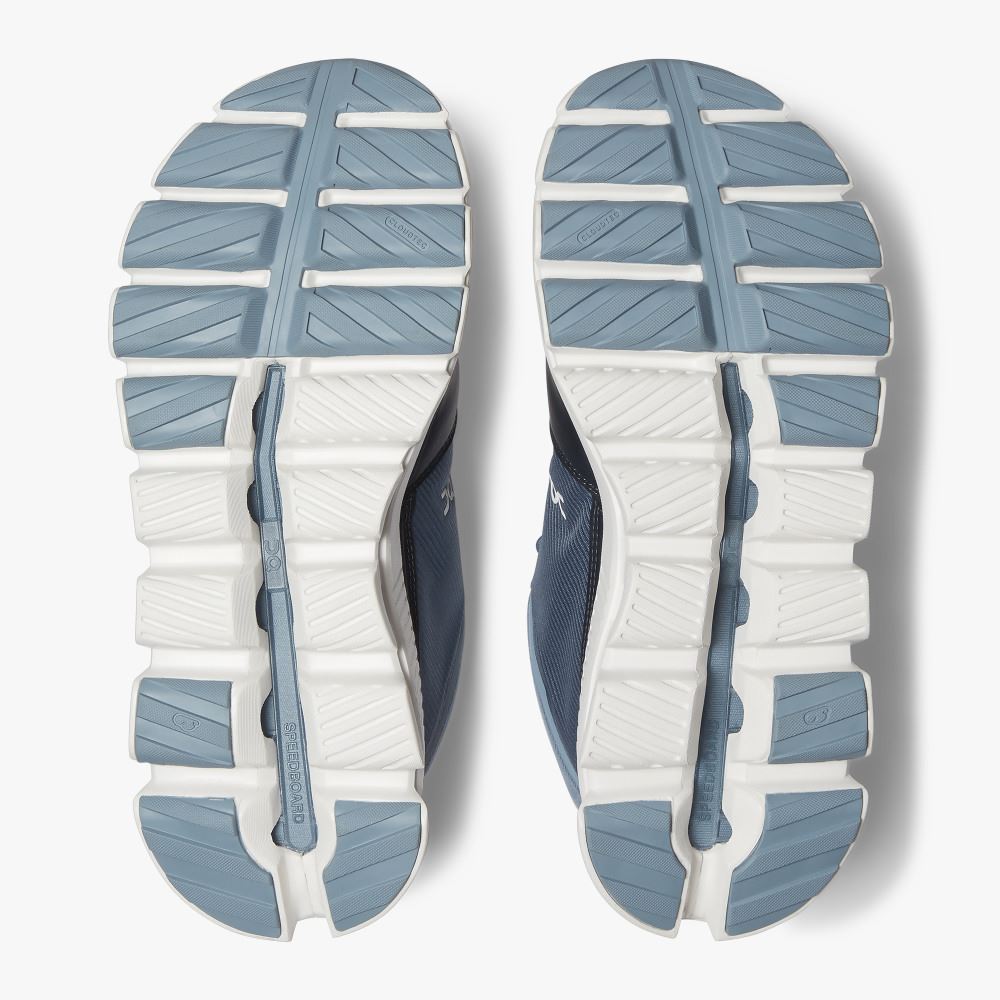 On Running Hi - High Top Sneaker - Dust | Navy ON95XF334 - Image 3