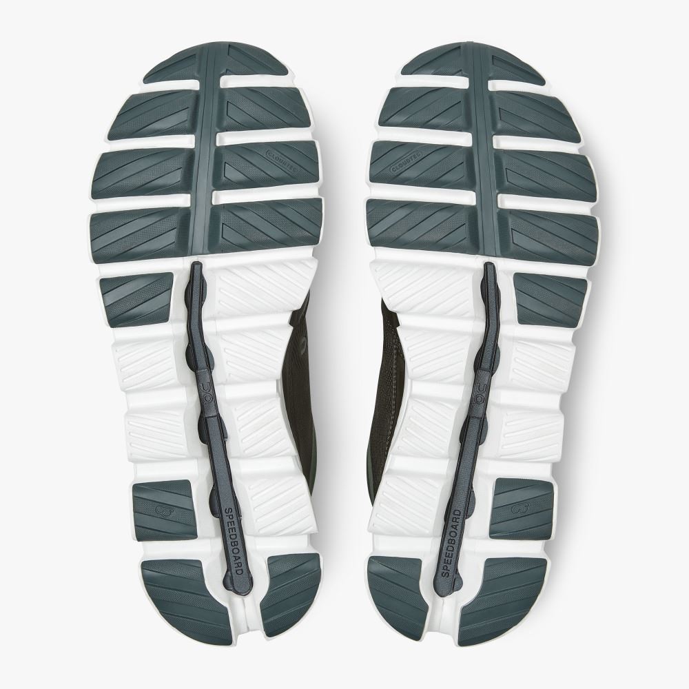 On Running Hi - High Top Sneaker - Fir | Umber ON95XF207 - Image 3