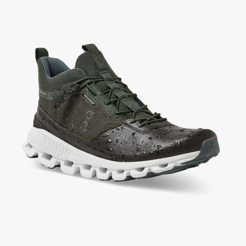 On Running Hi - High Top Sneaker - Fir | Umber ON95XF207 - Image 6