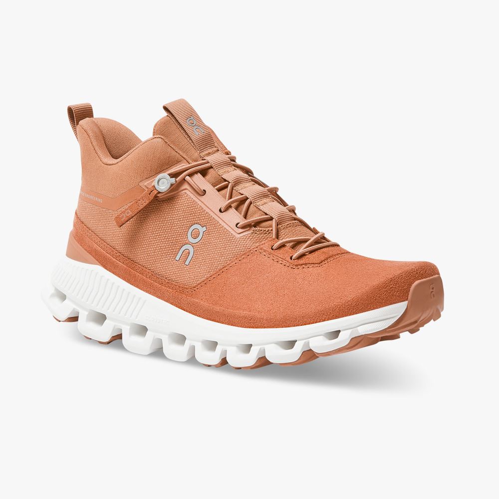 On Running Hi - High Top Sneaker - Mocha ON95XF336 - Image 6