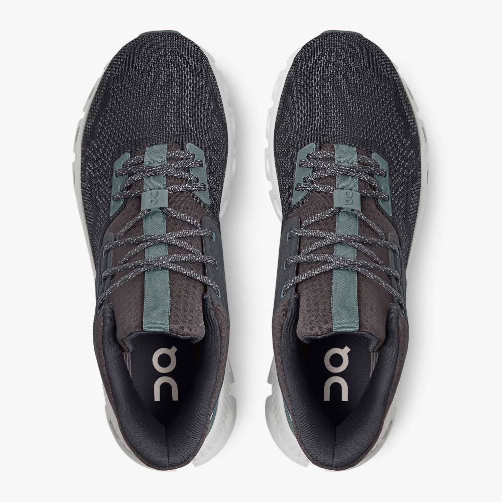 On Running Hi Edge - The street-ready sneaker silhouette - Black | Olive ON95XF200 - Image 2