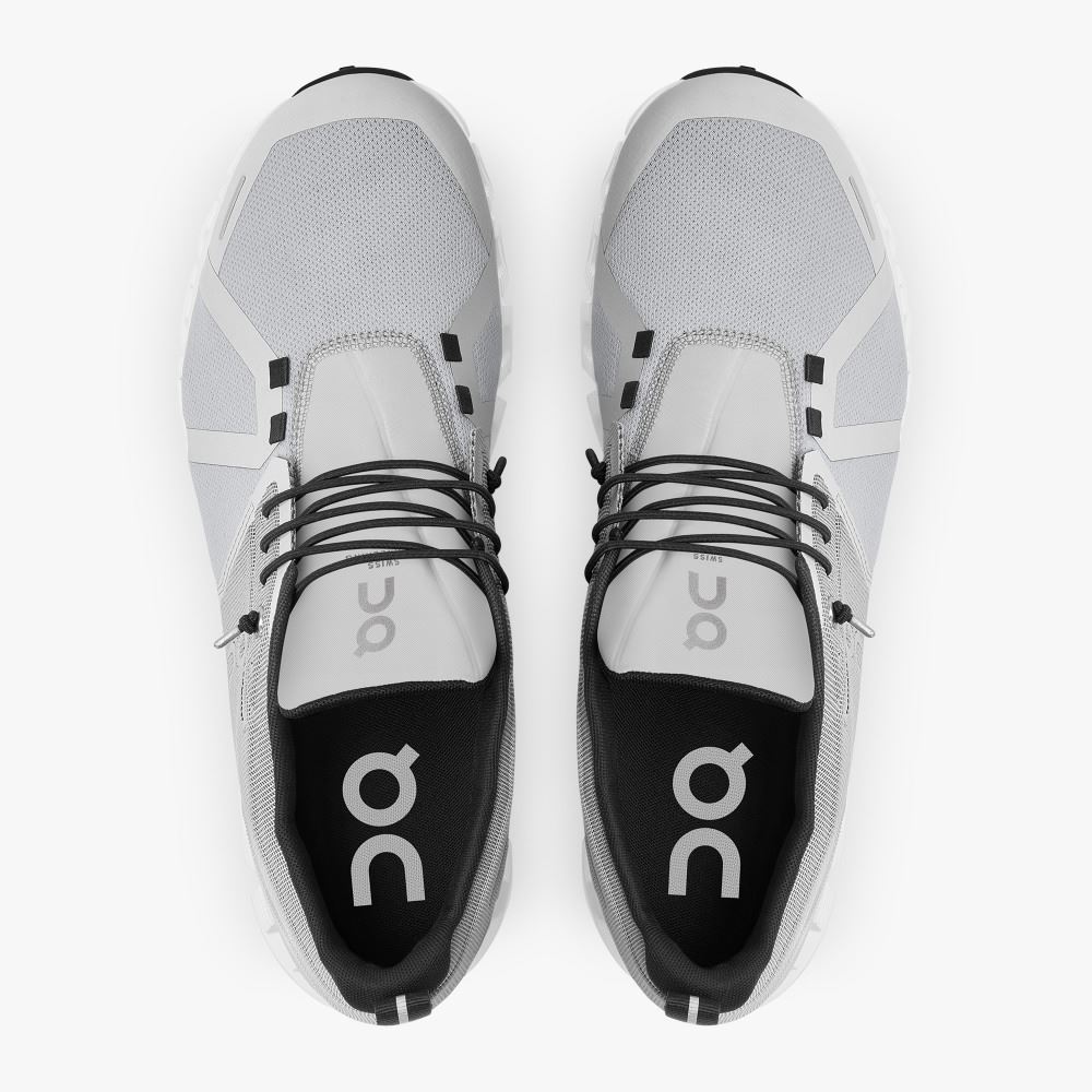 On Running 5 Waterproof - Lightweight Waterproof Running Shoe - Glacier | White ON95XF173 - Image 2