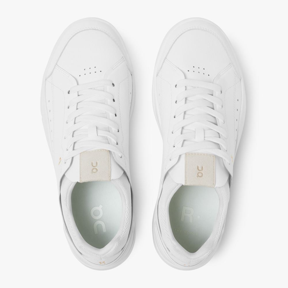 On THE ROGER: tennis-inspired sneaker by On & Roger Federer - White | Gum ON95XF393 - Image 2