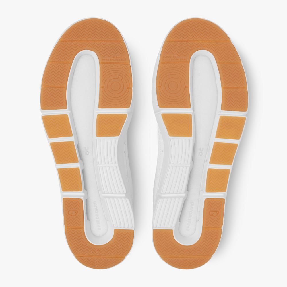 On THE ROGER: tennis-inspired sneaker by On & Roger Federer - White | Gum ON95XF393 - Image 3