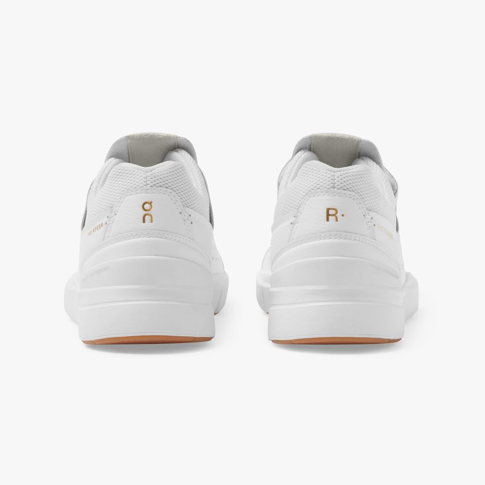 On THE ROGER: tennis-inspired sneaker by On & Roger Federer - White | Gum ON95XF393 - Image 4