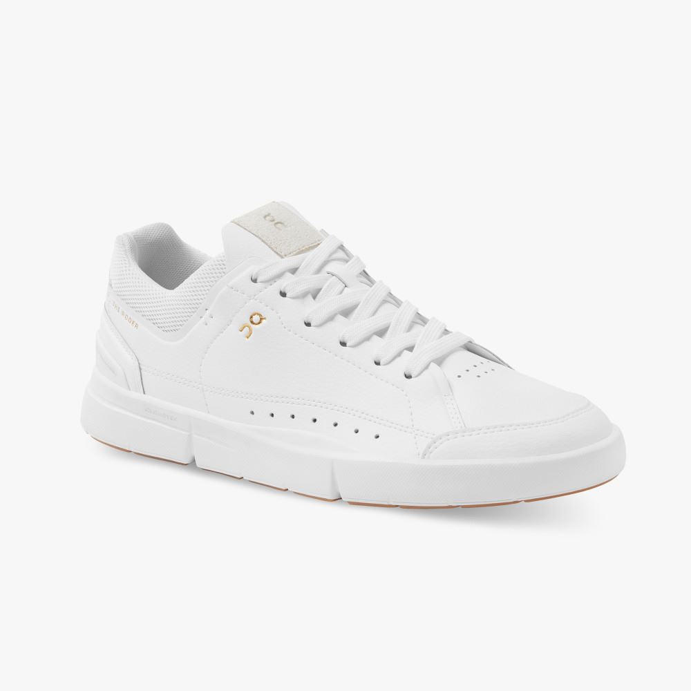 On THE ROGER: tennis-inspired sneaker by On & Roger Federer - White | Gum ON95XF393 - Image 5