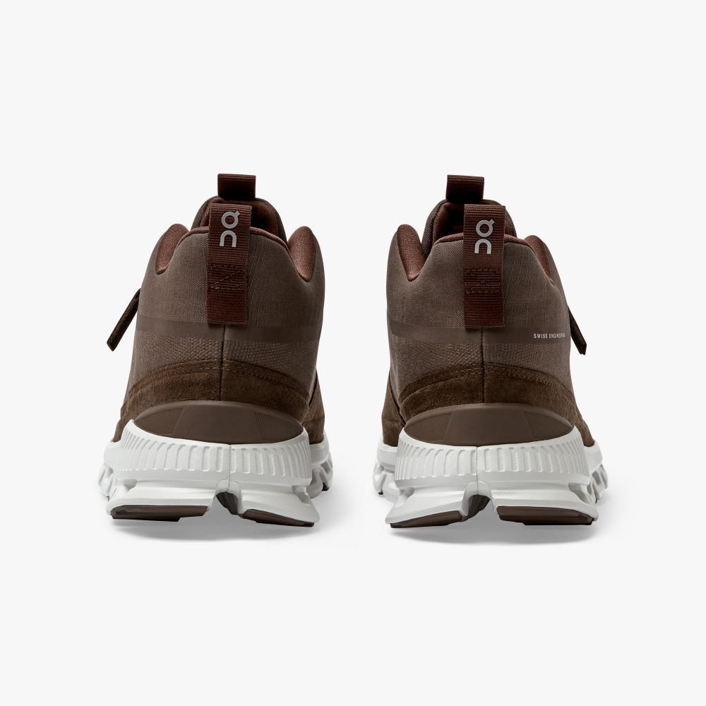 On Running Hi - High Top Sneaker - Cocoa ON95XF208 - Image 5
