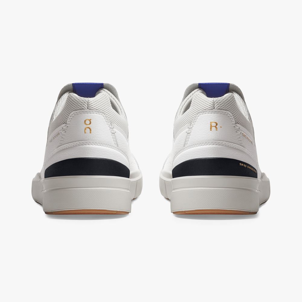 On THE ROGER: tennis-inspired sneaker by On & Roger Federer - White | Indigo ON95XF281 - Image 6