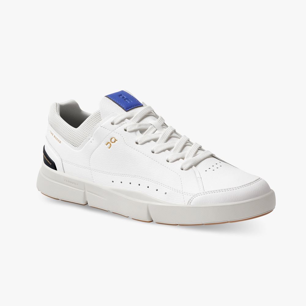On THE ROGER: tennis-inspired sneaker by On & Roger Federer - White | Indigo ON95XF281 - Image 7