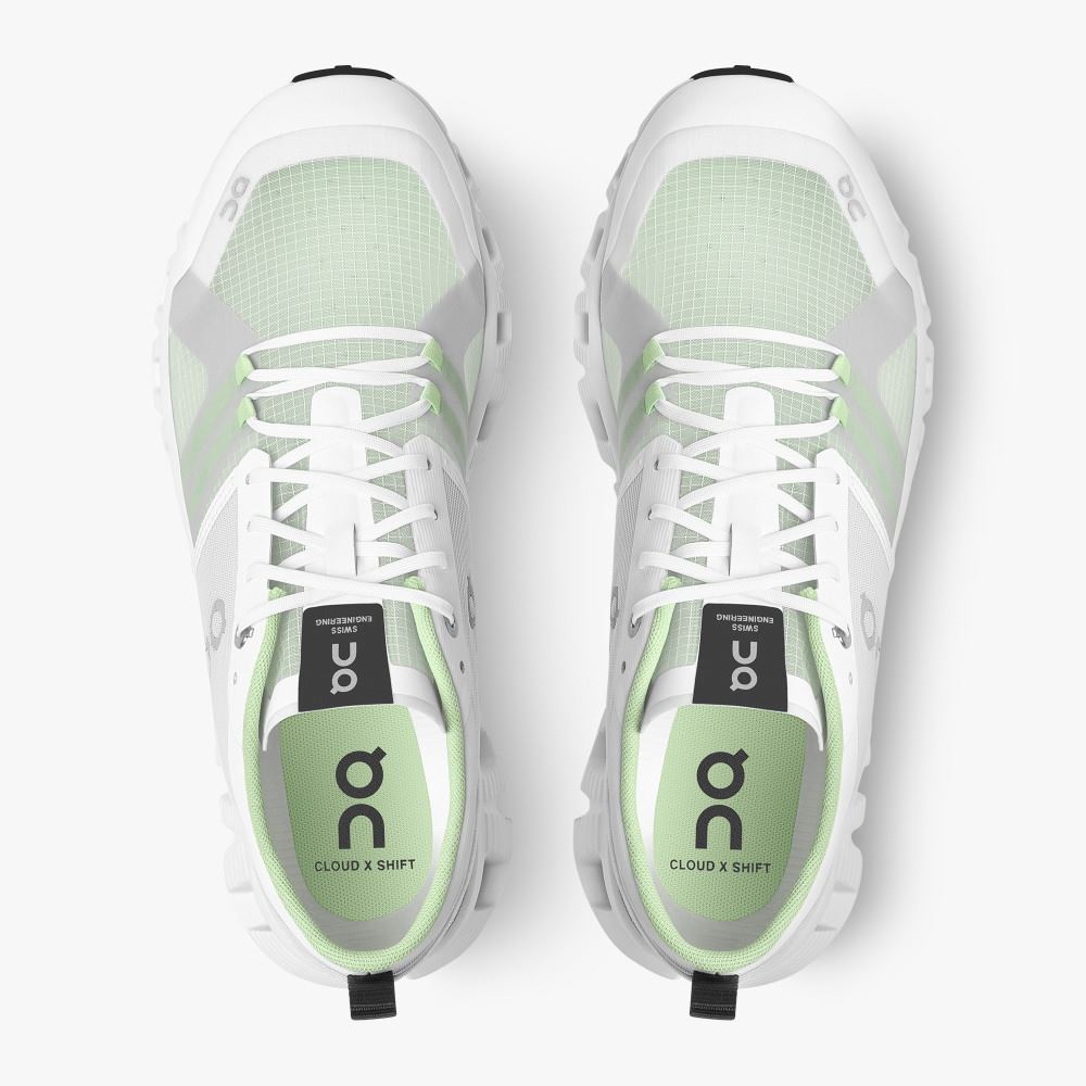 On Running X Shift: Colorful Lightweight Workout Shoe - White | Matcha ON95XF355 - Image 2