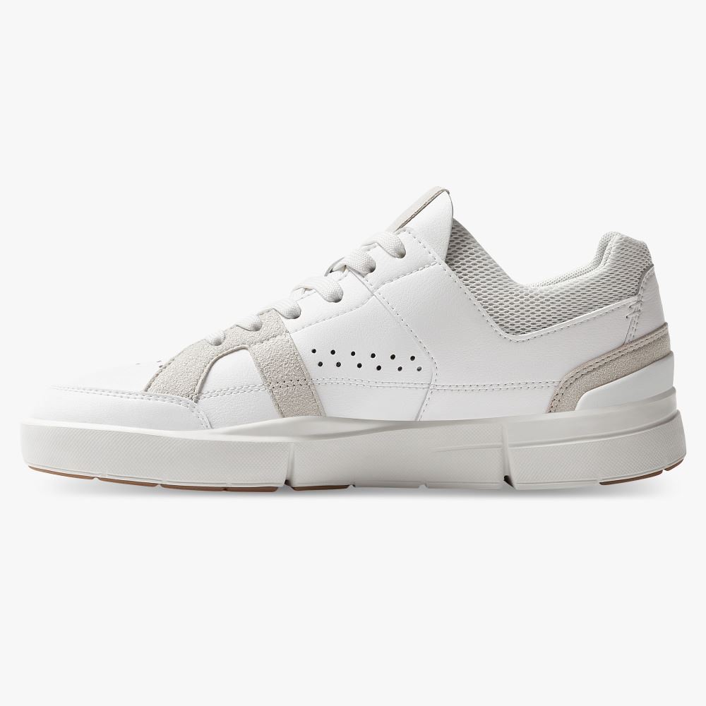 On THE ROGER Clubhouse: the expressive everyday sneaker - White | Sand ON95XF404 - Image 4