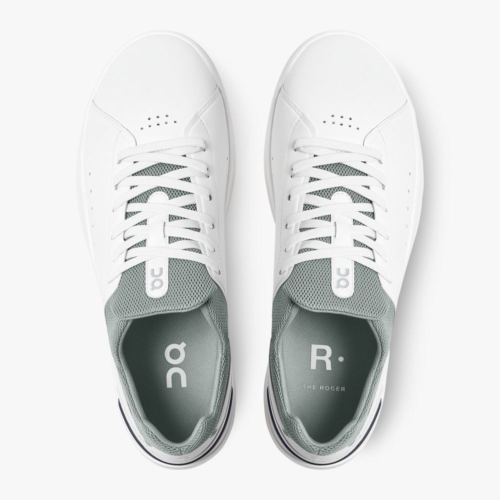 On THE ROGER Advantage: the versatile everyday sneaker - White | Eucalyptus ON95XF272 - Image 3