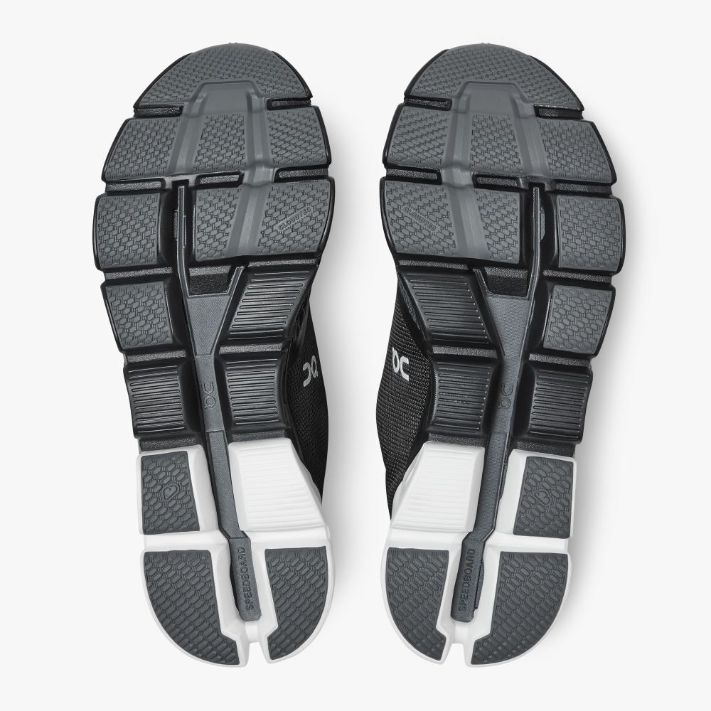 On Cloudflyer Wide: wide-fit, lightweight running shoe - Black | White ON95XF65 - Image 3
