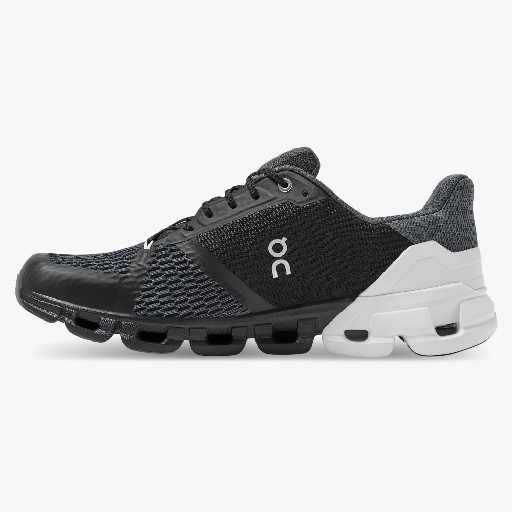 On Cloudflyer Wide: wide-fit, lightweight running shoe - Black | White ON95XF65 - Image 4