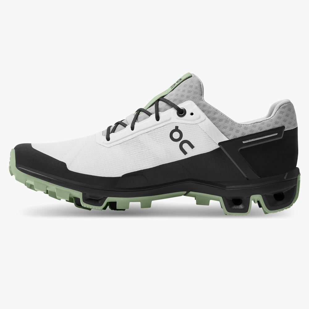 On Cloudventure Peak - Lightweight Trail Running Shoe - White | Leaf ON95XF151 - Image 4
