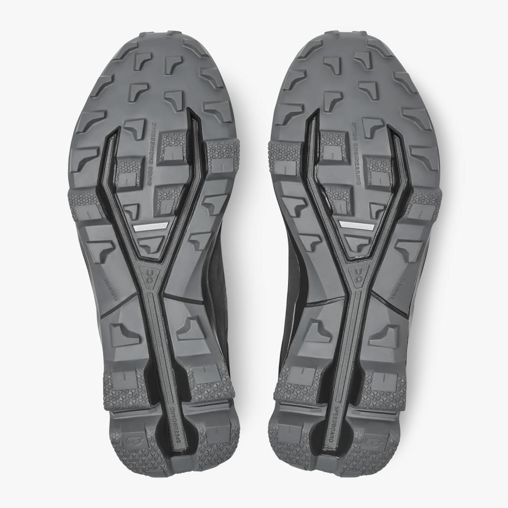 On Cloudventure Peak - Lightweight Trail Running Shoe - Black | Rock ON95XF164 - Image 3