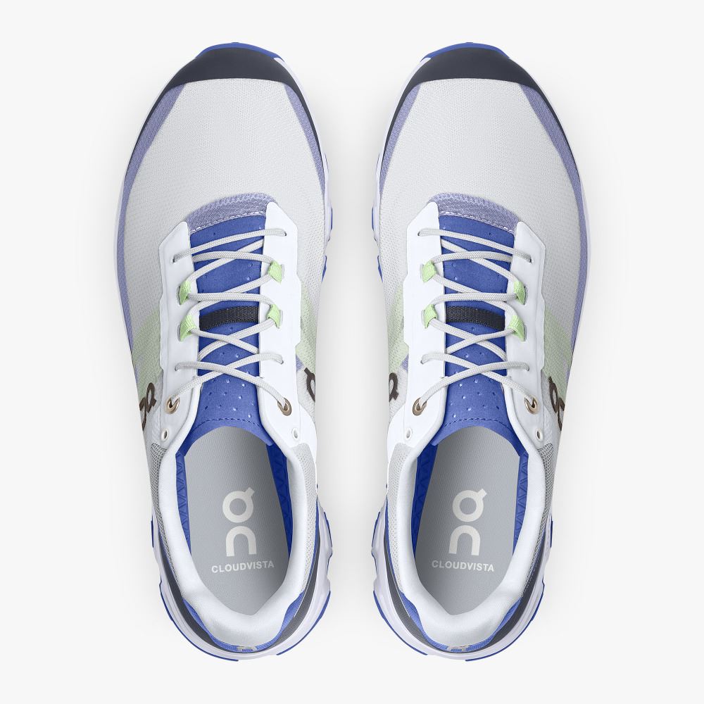 On The Cloudvista: Lightweight Trail Running & Hiking shoe - Frost | Ink ON95XF74 - Image 2