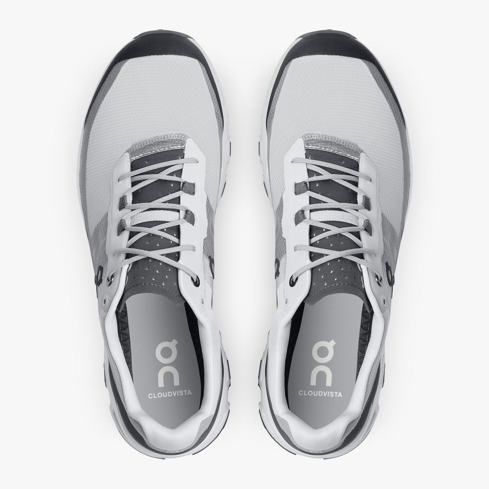 On The Cloudvista: Lightweight Trail Running & Hiking shoe - Glacier | Black ON95XF73 - Image 2