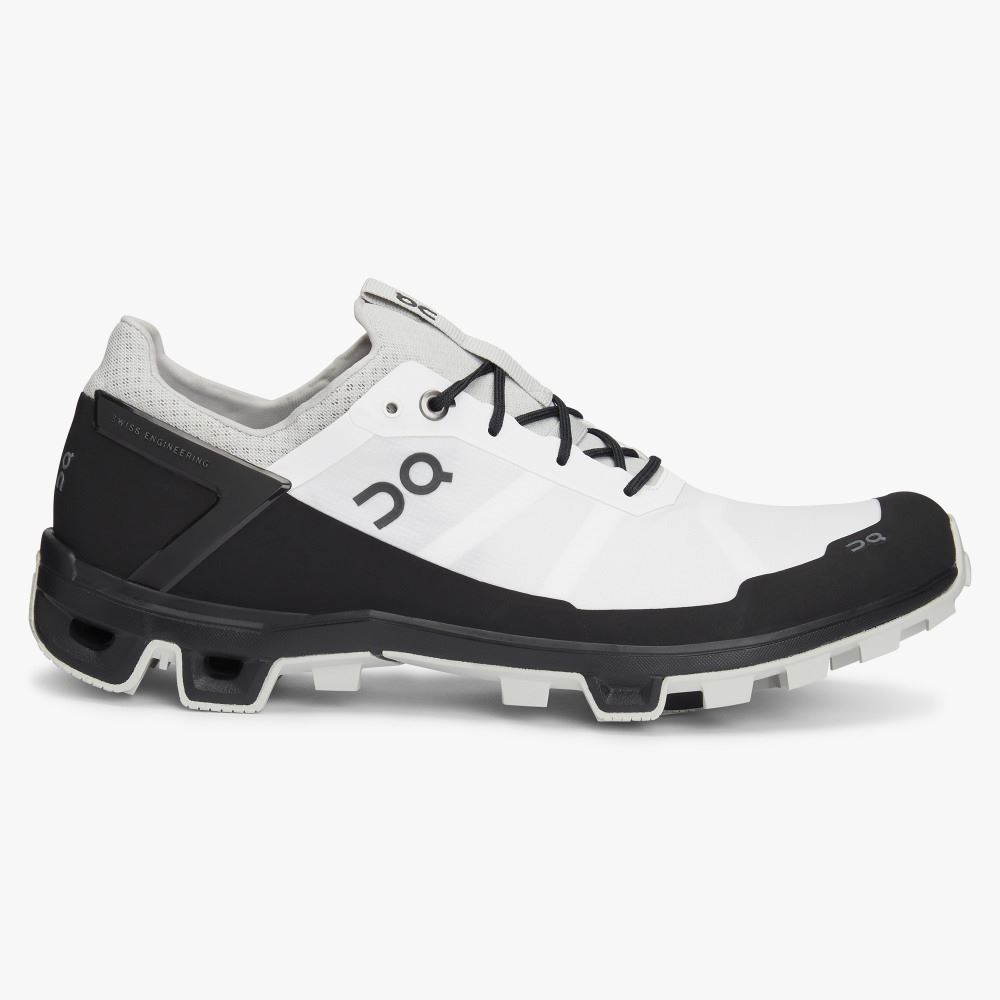 On Cloudventure Peak - Lightweight Trail Running Shoe - White | Black ON95XF26