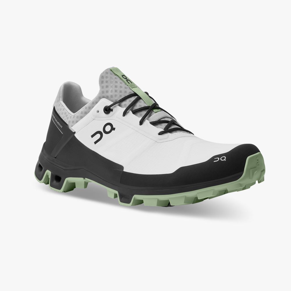 On Cloudventure Peak - Lightweight Trail Running Shoe - White | Leaf ON95XF72 - Image 6